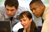 the captured data can be instantly viewed in the office